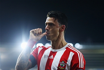 during the Barclays Premier League match between Southampton and Arsenal at St Mary's Stadium on December 26, 2015 in Southampton, England.